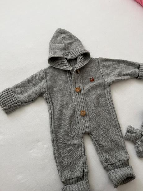 Overal jesenný pletený, 74