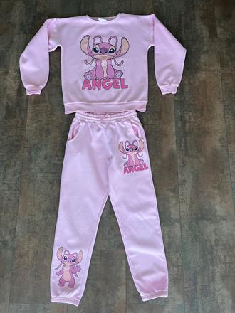 Suprava teplaky, mikina stitch, disney,152