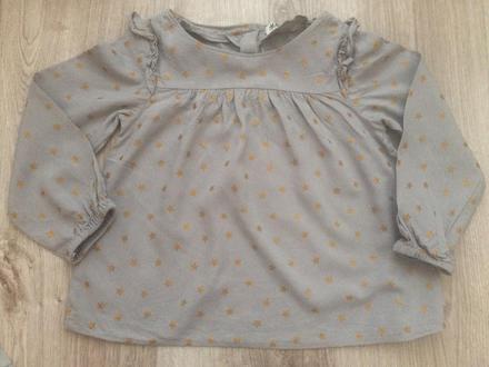 Blúzočka hviezdička 4-5 rokov, h&m,110