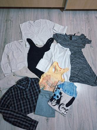 Balík oblečenia, m