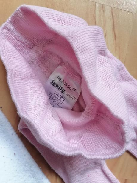 Ružové pančušky 74/80, lupilu,74