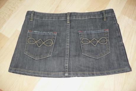 Čierna riflova minisukienka, kik,m