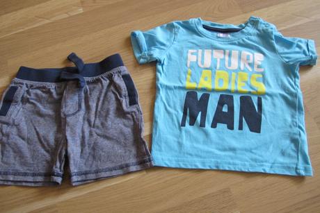 Komplet na leto 9-12 mes., f&f,80