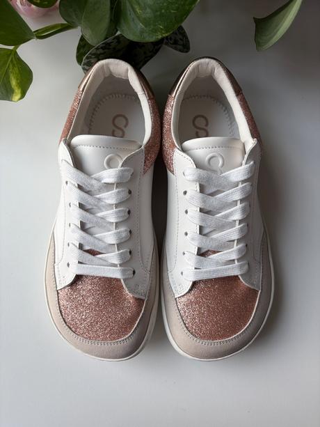 Shapen barefoot tenisky charm rose gold,veľkosť 38, 38