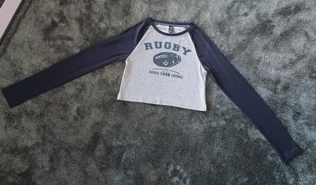 Tricko po nad pupok, crop top v.m rugby, m