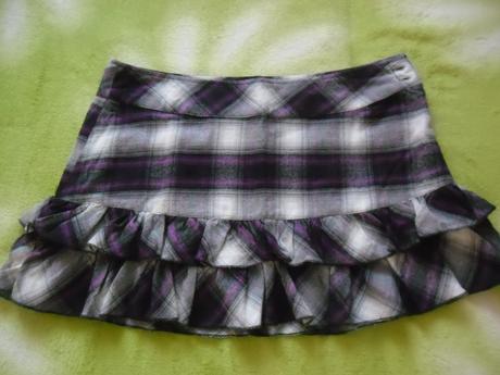 Karovaná suknička, fishbone,l