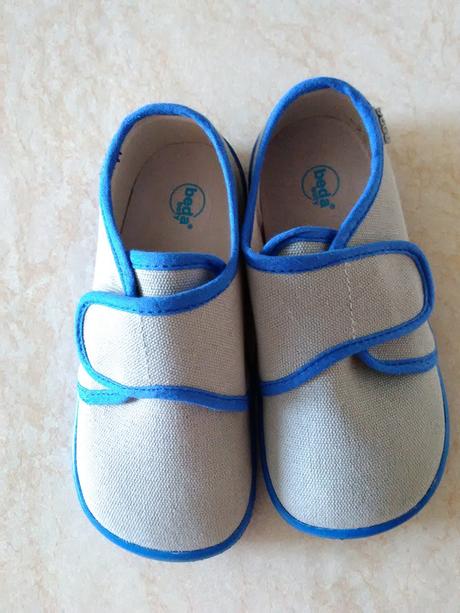 Detské textilné chlapčenské tenisky/platenky, beda,25 - 34