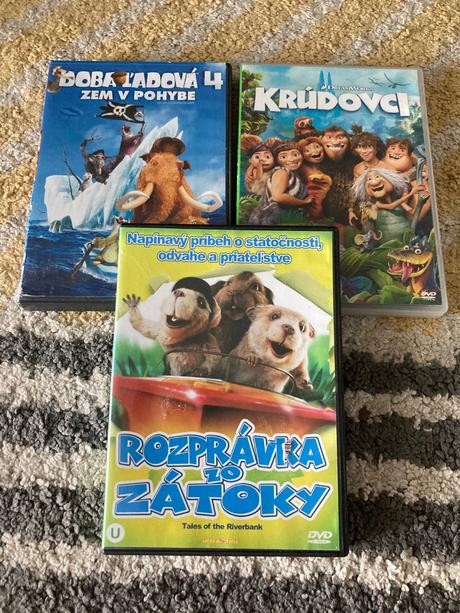 Dvd  doba ľadová 4, krúdovci, rozprávka zo zátoky, 