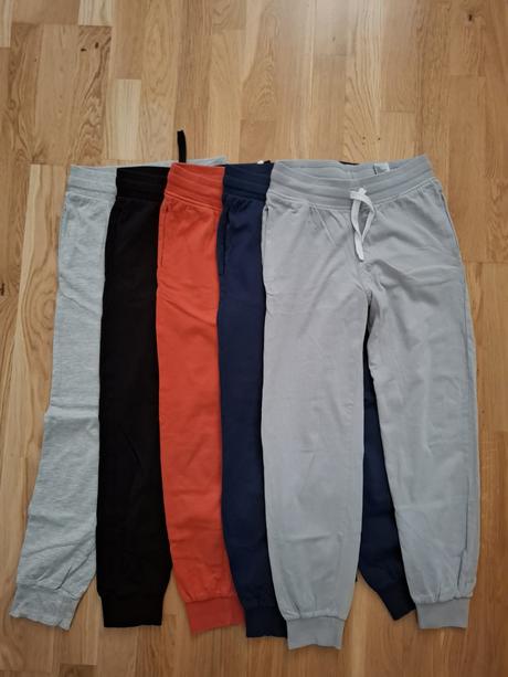 Teplaky h&m 134 - 5kusov, h&m,134