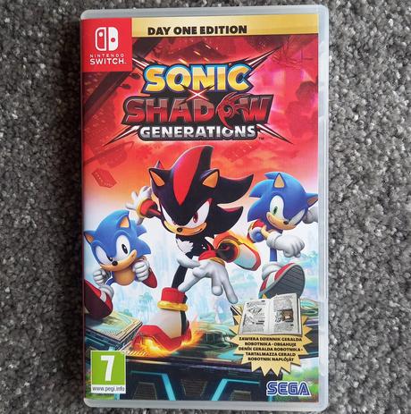 Sonic x shadow generations - hra nintendo switch.,