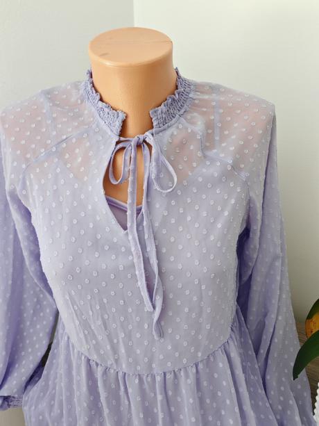 Nádherné fialové šaty dva v jednom m, gate,m