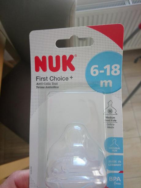 Nuk cumlíky na fľašku, nuk