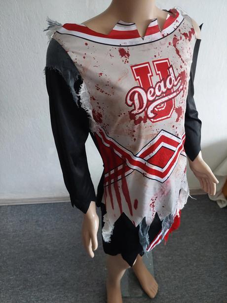 Zombie cheerleader karnevalový kostým veľ.146-152,
