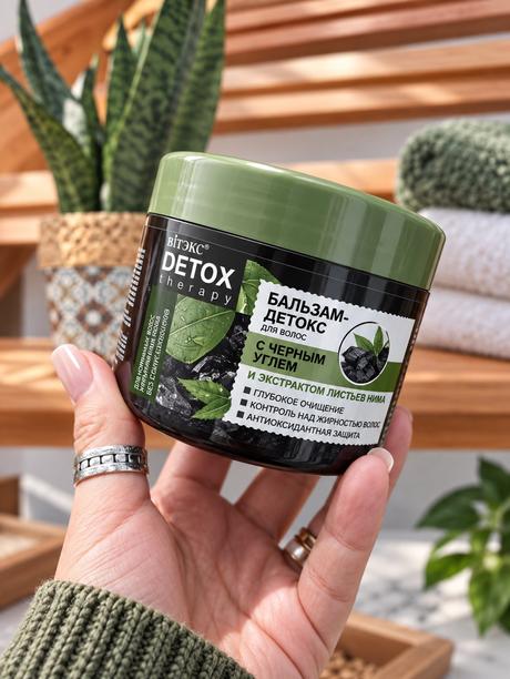 Detox balzam -mastné vlasy,