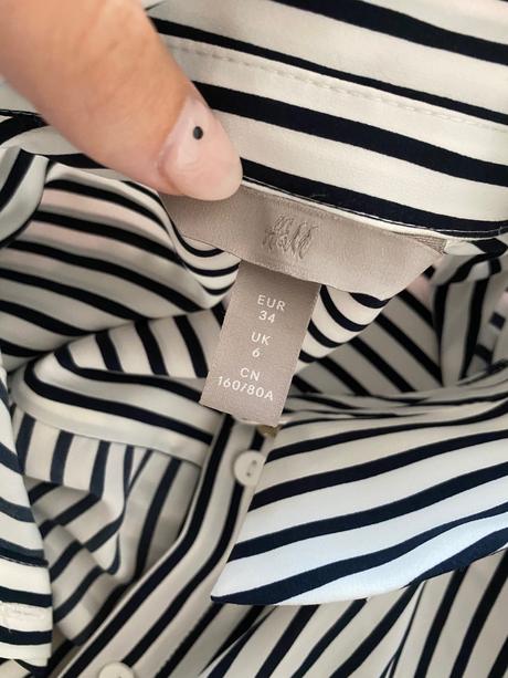 Pasikovana bluzka, h&m,34