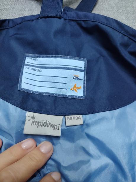 Nohavice do dazda, impidimpi,98