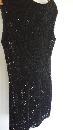 Šaty mini floyd flitrované vel 36/38, 38