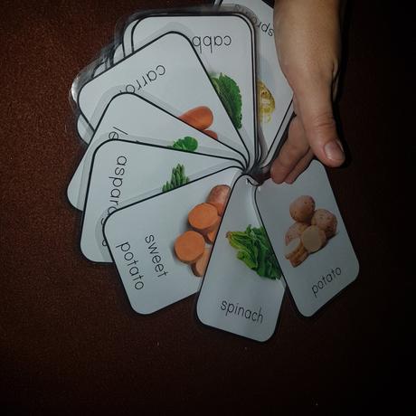 Kartičky zelenina v angličtine,