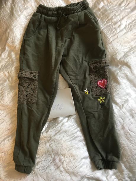 Tepláky 4x, h&m,116