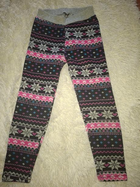 Dievčenske zateplené legíny, 128