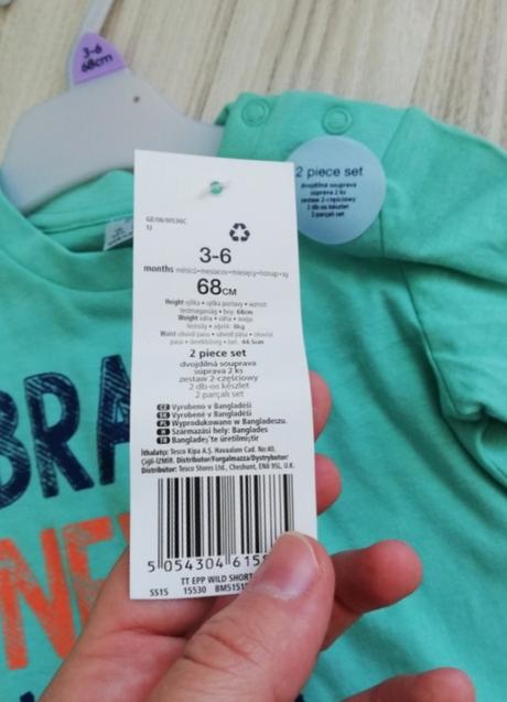 Setik tricko + kratasky, f&f,68