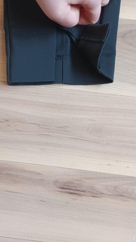 Elegantné čierne nohavice, 36