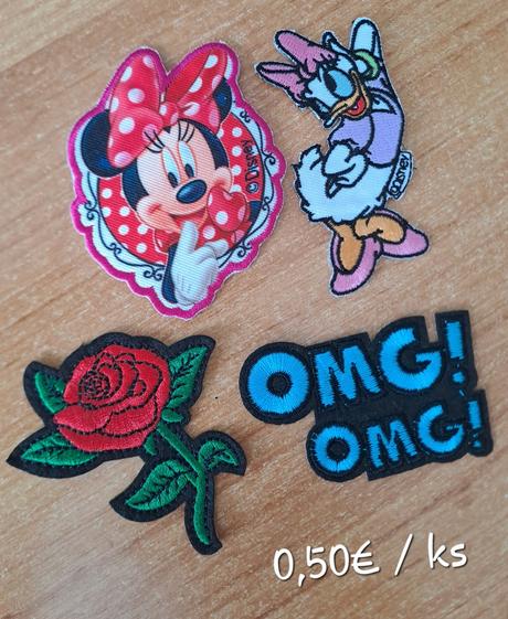 Nášivky / nažehľovačky, 