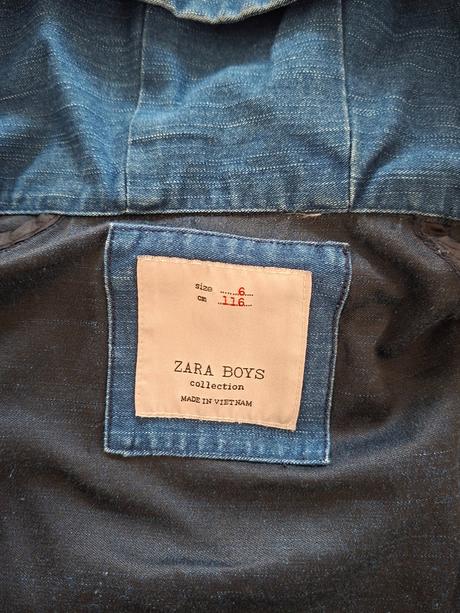Imidzova riflova bunda zara, vel.116, zara,116
