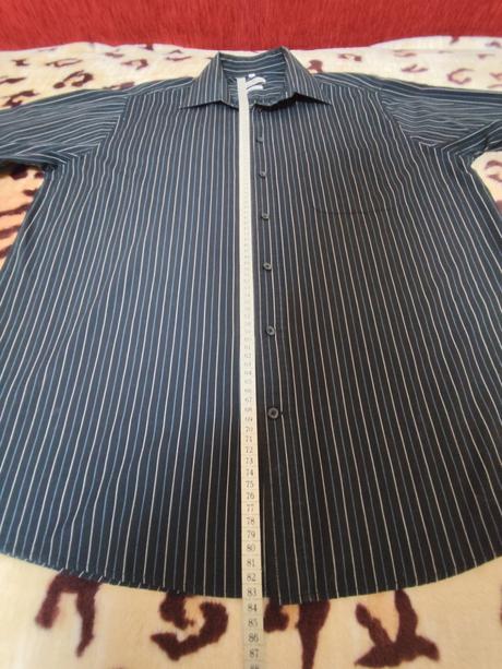 Pánska pásikavá košeľa, veľ.43, stav ako na fotke, 43