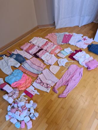 Mix oblečenia dievčatko 56-68, 50–62