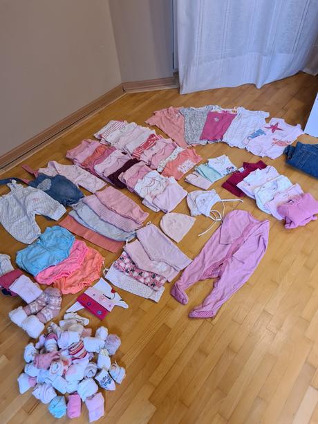 Mix oblečenia dievčatko 56-68, 50–62