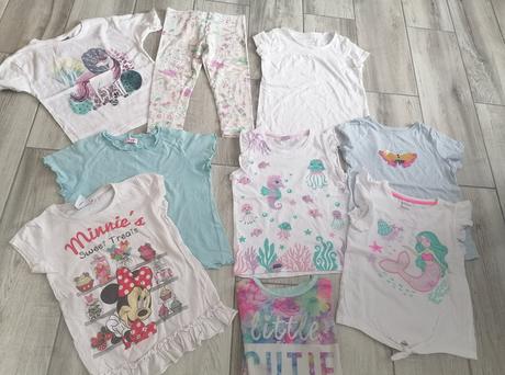 Letné tričká do škôlky - 110, leginky, 104–116