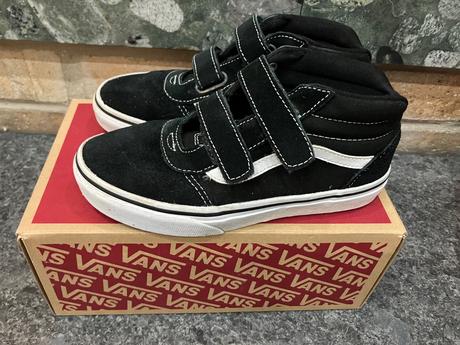Semišové zateplené tenisky vans, vans,34