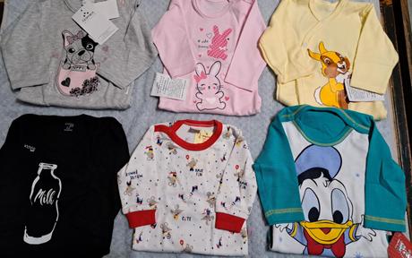 Detské body dlhý rukáv, 62 - 104