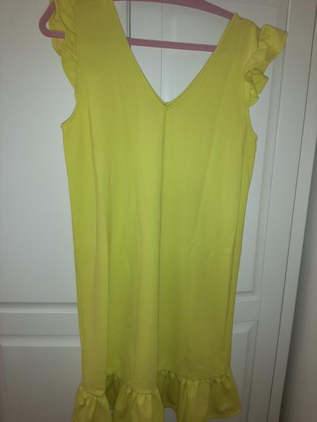 Neónové šaty reserved, reserved,l