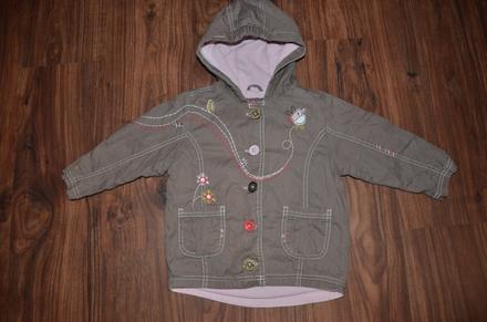 Prechodná bundička zateplená 1,5 až 2 r, next,92