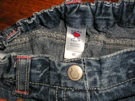 Súprava "jabĺčko" rifle a tričko, c&a,86