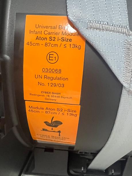 Cybex aton s2 gold lava grey vajíčko i-size, cybex