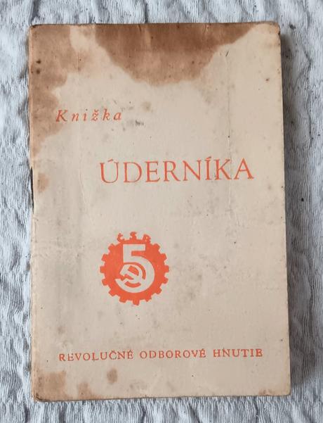 Knižka úderníka roh r.1950, 