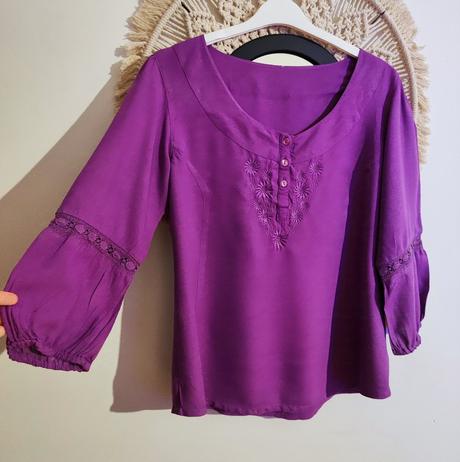 Blúzka z rayonu (umelý hodváb), l