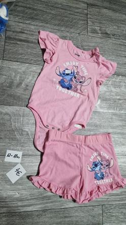 Letná súpravička stitch 12-18m, disney,86