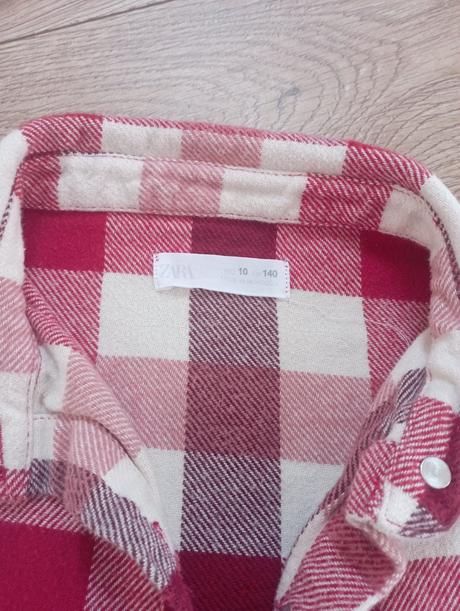 Flanelova košeľa, zara,140