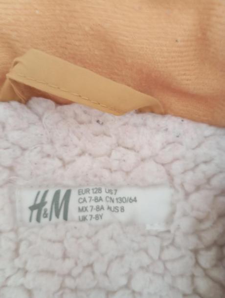 Zimná bunda h&m veľ. 128, h&m,128