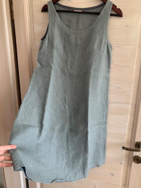 Ľanové šaty fajnlen ako simply grey s, s