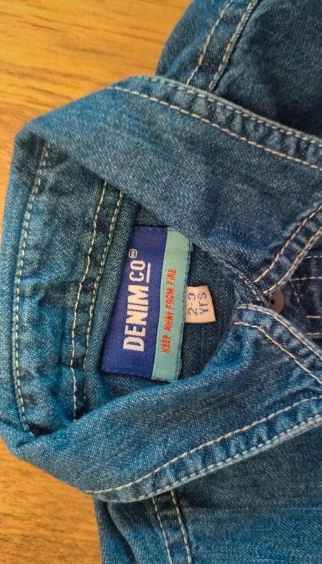 Košeľa riflova denim, denim,98