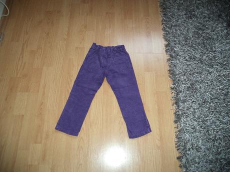 Menčestrové nohavice, teplé, 110, john lewis,110