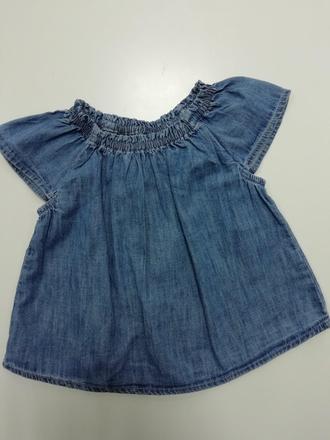 Rifľová bavlnená blúzka gap, gap,80