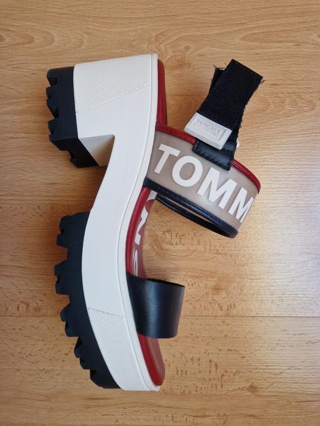 Sandále tommy jeans, tommy hilfiger,37