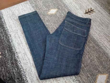 Tehotenské značkové rifle prenátal - 2x oblečené, 38