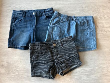 Dievcenske sortky vel. 134, palomino,134